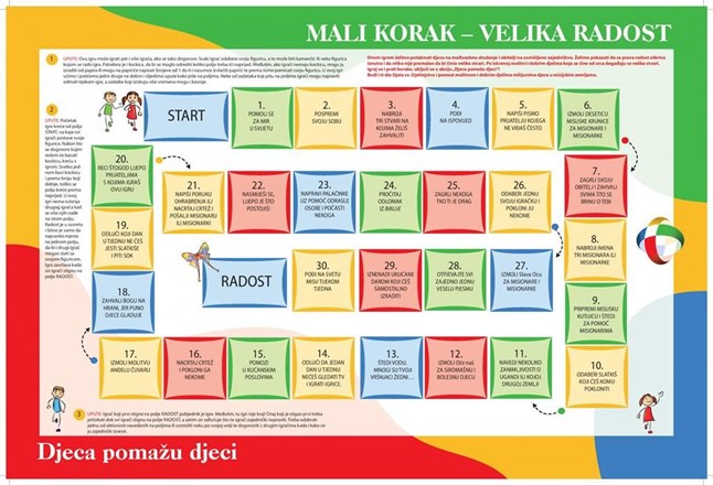 Igra: „Mali korak – velika radost“ može poslužiti i kao adventski kalendar